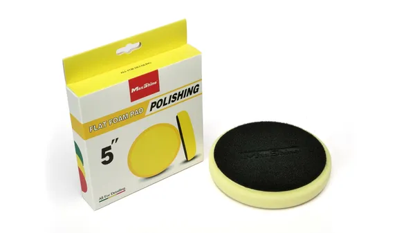 Burete Polish, Polish Mediu, Galben, 125mm