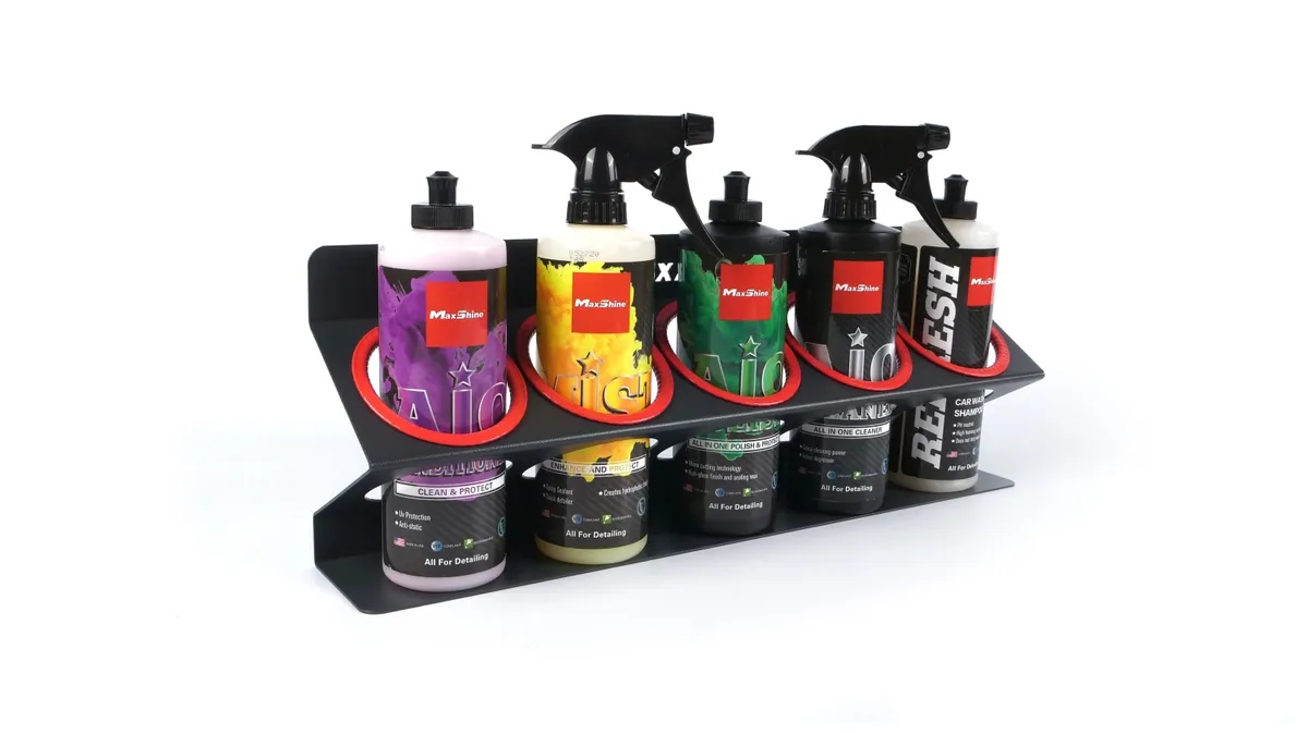 Suport pentru Recipientele de Detailing și Pastele de Polish, 5 sloturi de 500ml — imaginea 4
